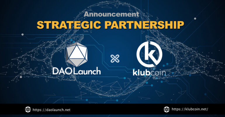 Strategic partnership- Klubcoin
